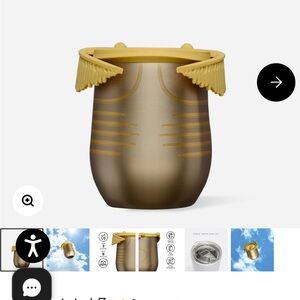 Harry Potter Snitch Corkcile stemless tumbler